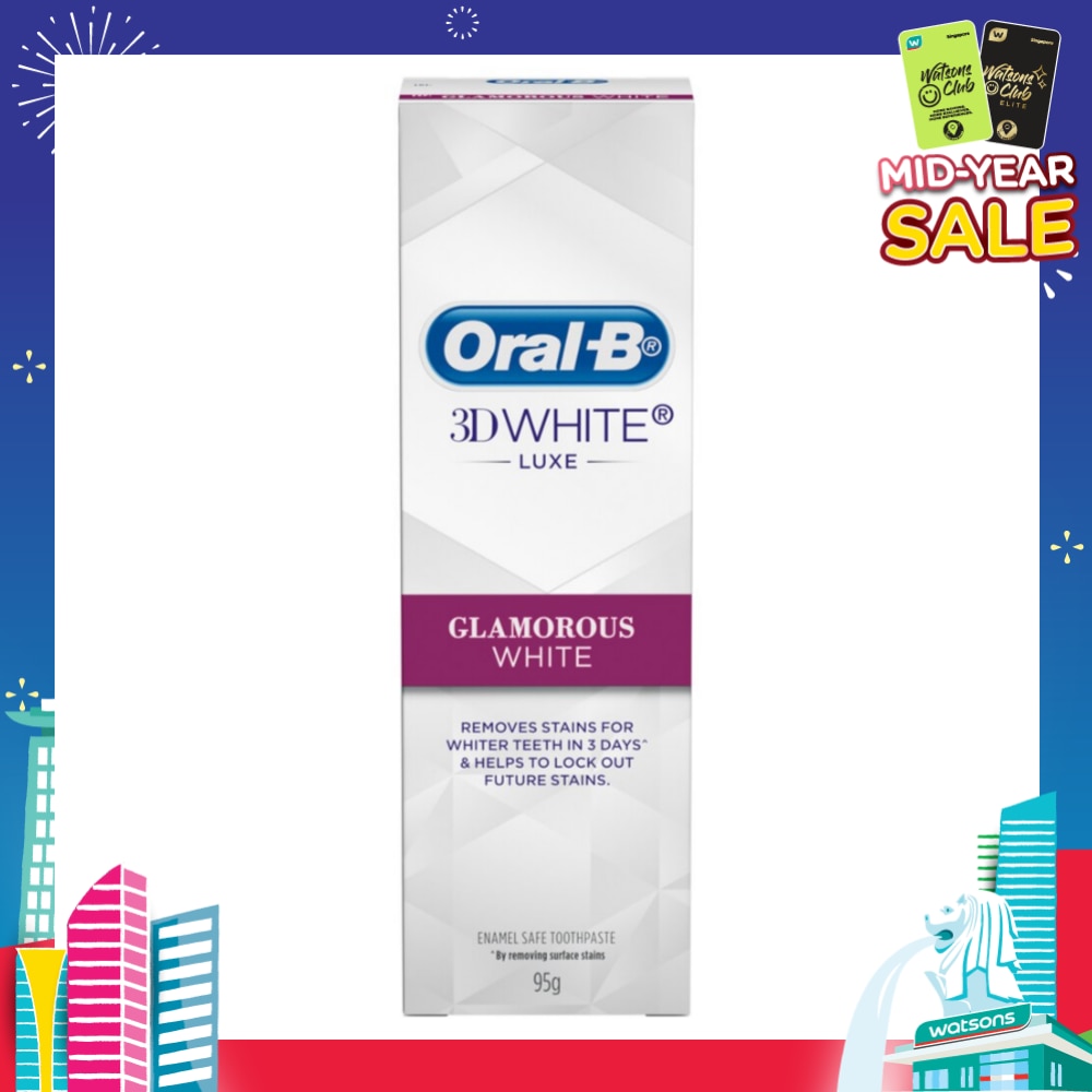 3Dwhite Luxe Glamorous White Toothpaste 95g