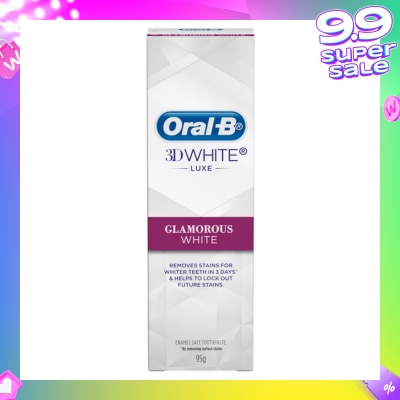 ORAL-B 3Dwhite Luxe Glamorous White Toothpaste 95g