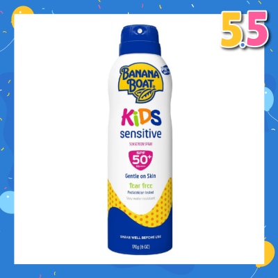 BANANA BOAT Simply Protect Kids Sunscreen Lotion Spray SPF50+ 170g