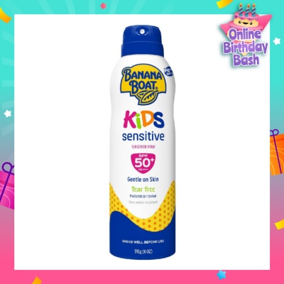 BANANA BOAT Simply Protect Kids Sunscreen Lotion Spray SPF50+ 170g