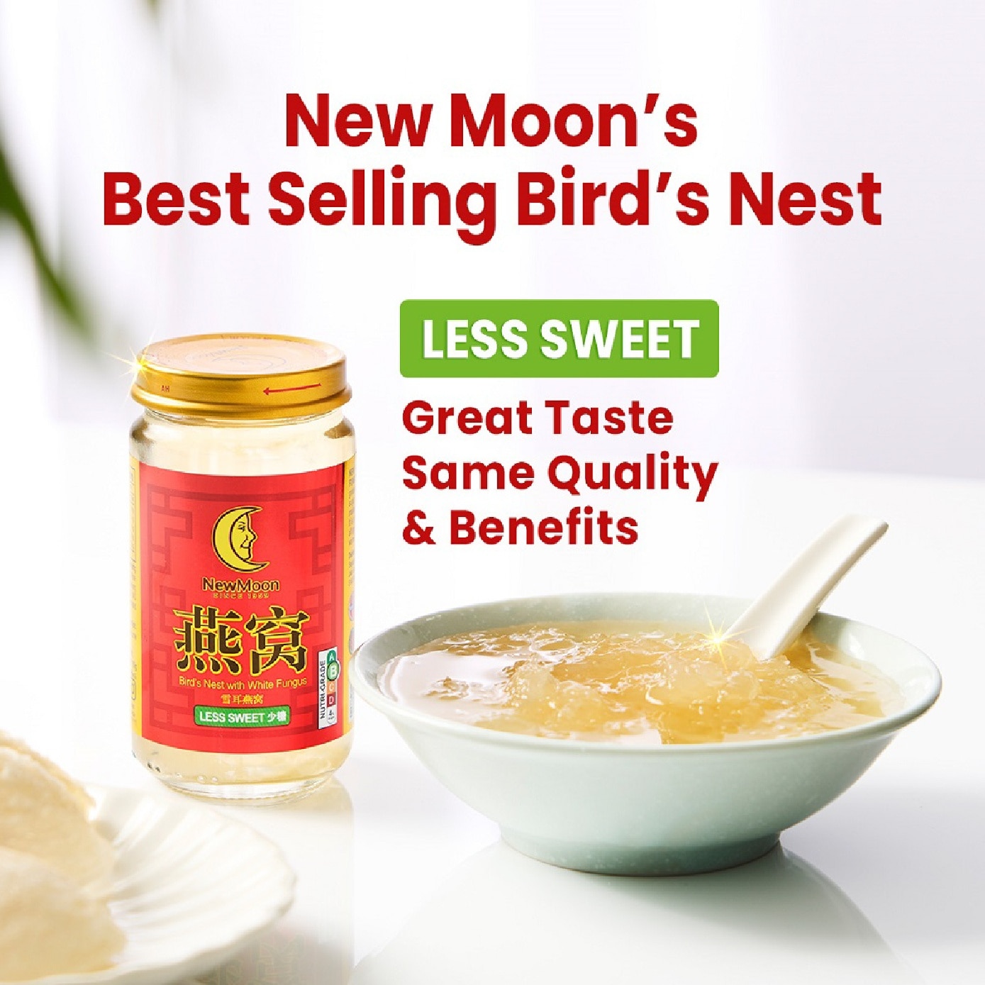 [CNY] Premium Bird's Nest with White Fungus and Rock Sugar Less Sweet 150g x 20s