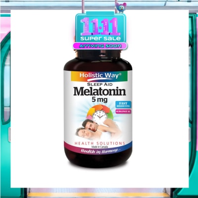HOLISTIC WAY Melatonin 5mg Tablets 30's image