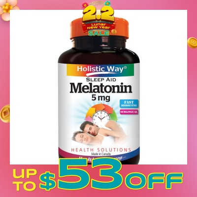 HOLISTIC WAY Melatonin 5mg Tablets 30's