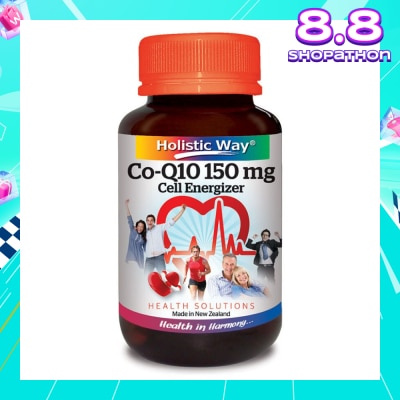 HOLISTIC WAY CoQ10 150mg 30 Vegetarian Capsules