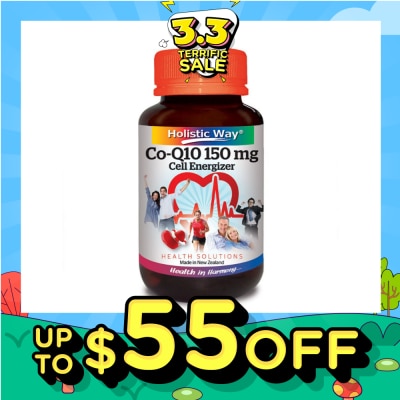 HOLISTIC WAY CoQ10 150mg 30 Vegetarian Capsules
