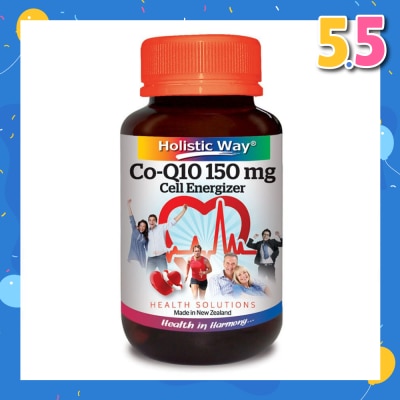 HOLISTIC WAY CoQ10 150mg 30 Vegetarian Capsules