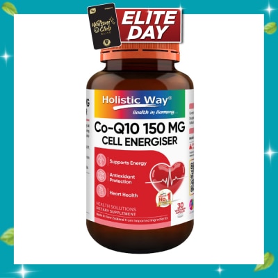 HOLISTIC WAY CoQ10 150mg 30 Vegetarian Capsules image