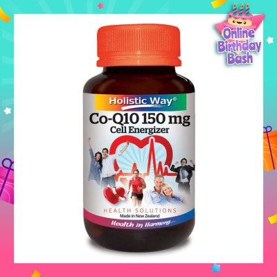 HOLISTIC WAY CoQ10 150mg 30 Vegetarian Capsules