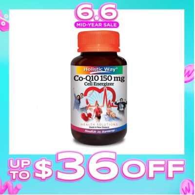 HOLISTIC WAY - CoQ10 150mg 30 Vegetarian Capsules