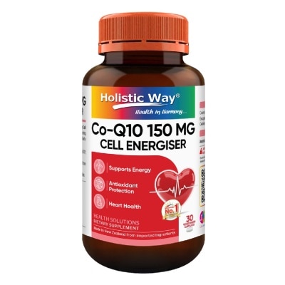 HOLISTIC WAY - CoQ10 150mg 30 Vegetarian Capsules image