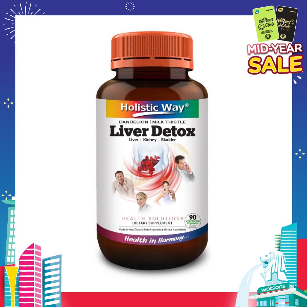 Liver Tonic Vegetarian (Contains Milk Thistle, Dandelion) Capsules (Helps maintain Healthy Digestive System) 90s