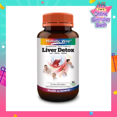 HOLISTIC WAY Liver Tonic 90 Vegetarian Capsules
