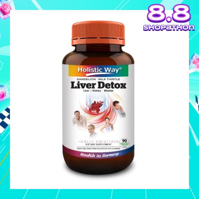 HOLISTIC WAY Liver Tonic 90 Vegetarian Capsules