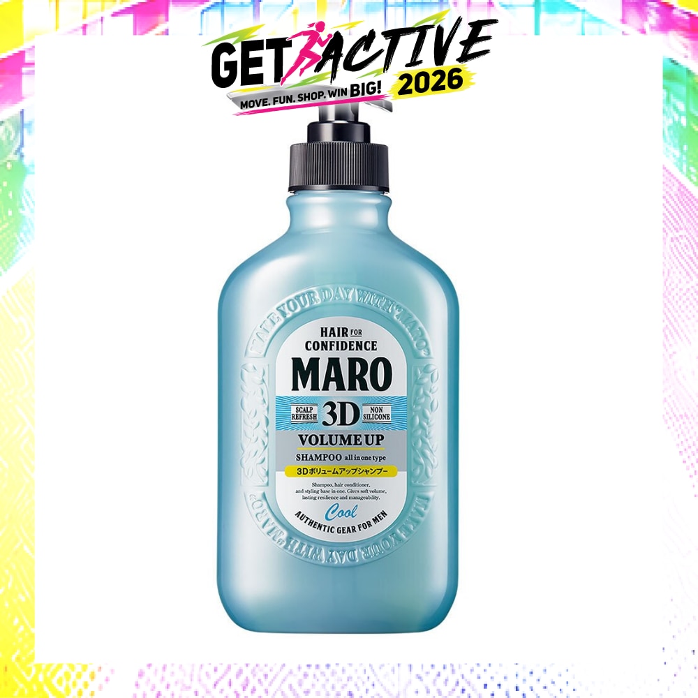 MARO 3D Volume Up Cool Shampoo (Cleanse Clogged Pores and Oily