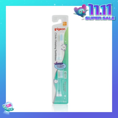 PIGEON Electric Finishing Toothbrush Spare Brush Head (For 12 months Above) 2s