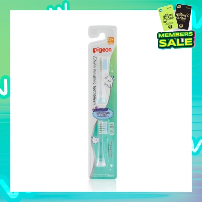 PIGEON Electric Finishing Toothbrush Spare Brush Head (For 12 months Above) 2s