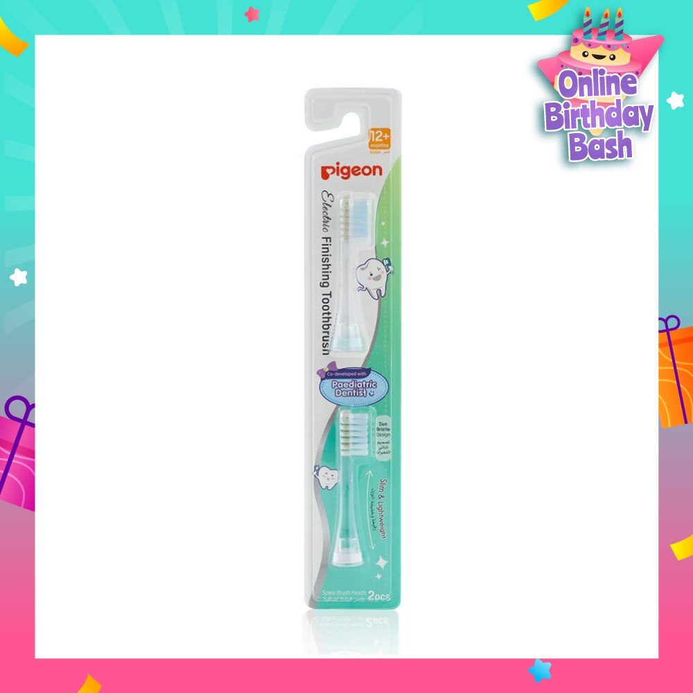 Electric Finishing Toothbrush Spare Brush Head (For 12 months Above) 2s