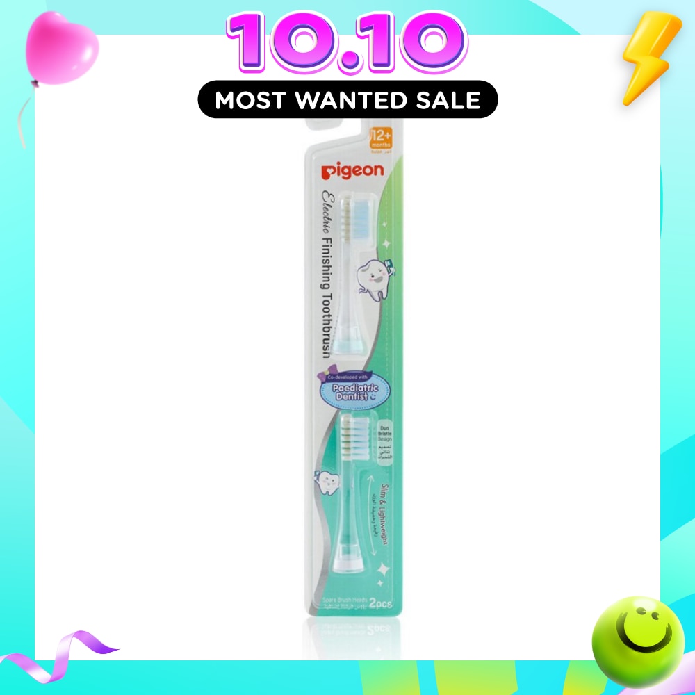 Electric Finishing Toothbrush Spare Brush Head (For 12 months Above) 2s image
