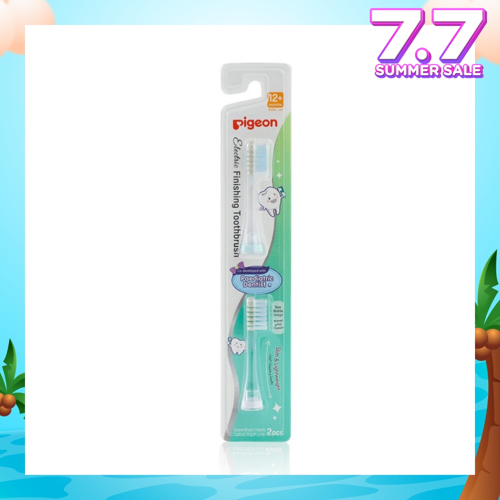 Electric Finishing Toothbrush Spare Brush Head (For 12 months Above) 2s
