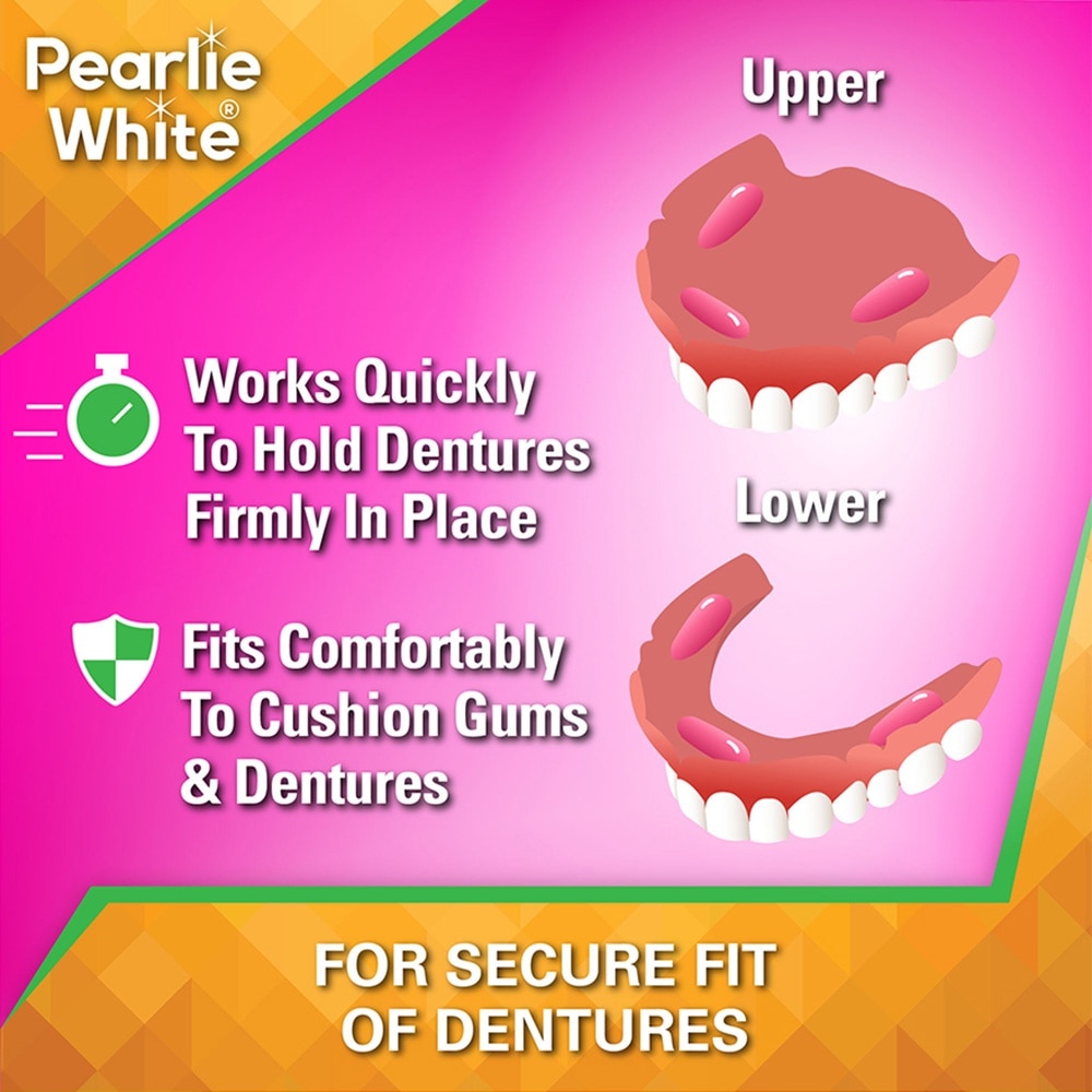 Denture Fit Denture Adhesive Cream Fresh Mint (Improved Longer LAsting Hold Extra Strong Hold Power) 40g