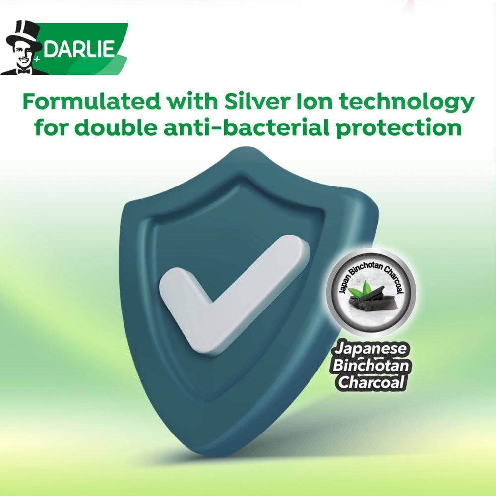 Silver Ion Charcoal Anti-Bacteria Toothbrush (Soft) 2s