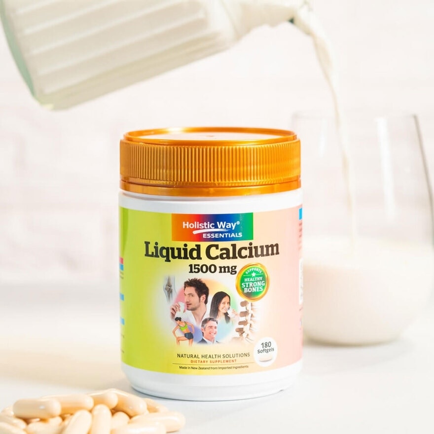 Liquid Calcium 1500mg Softgels 180s