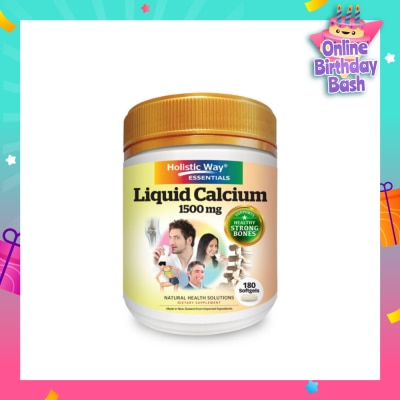 JR LIFE Liquid Calcium 1500mg Softgels 180s