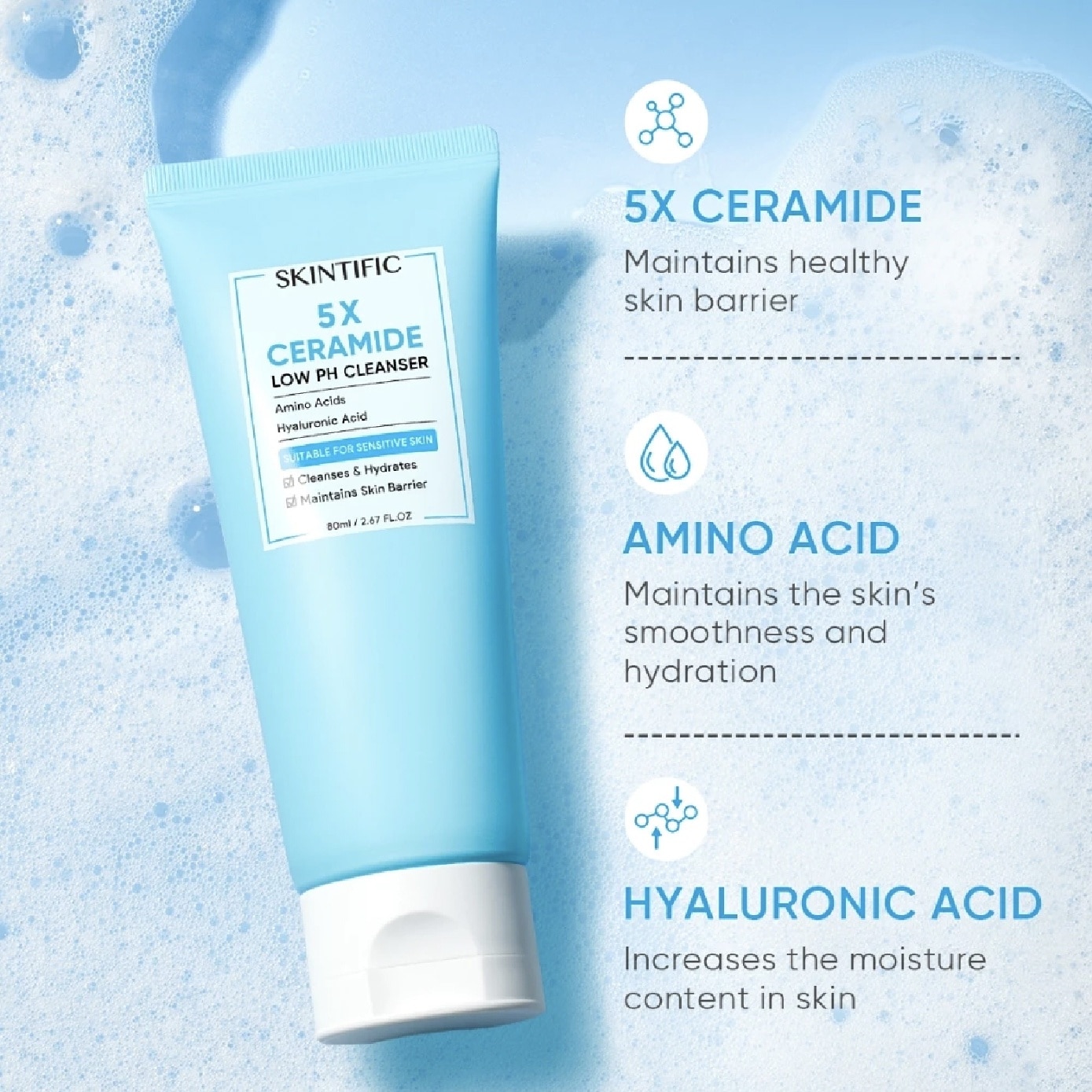 5X Ceramide Low PH Cleanser 120ml image