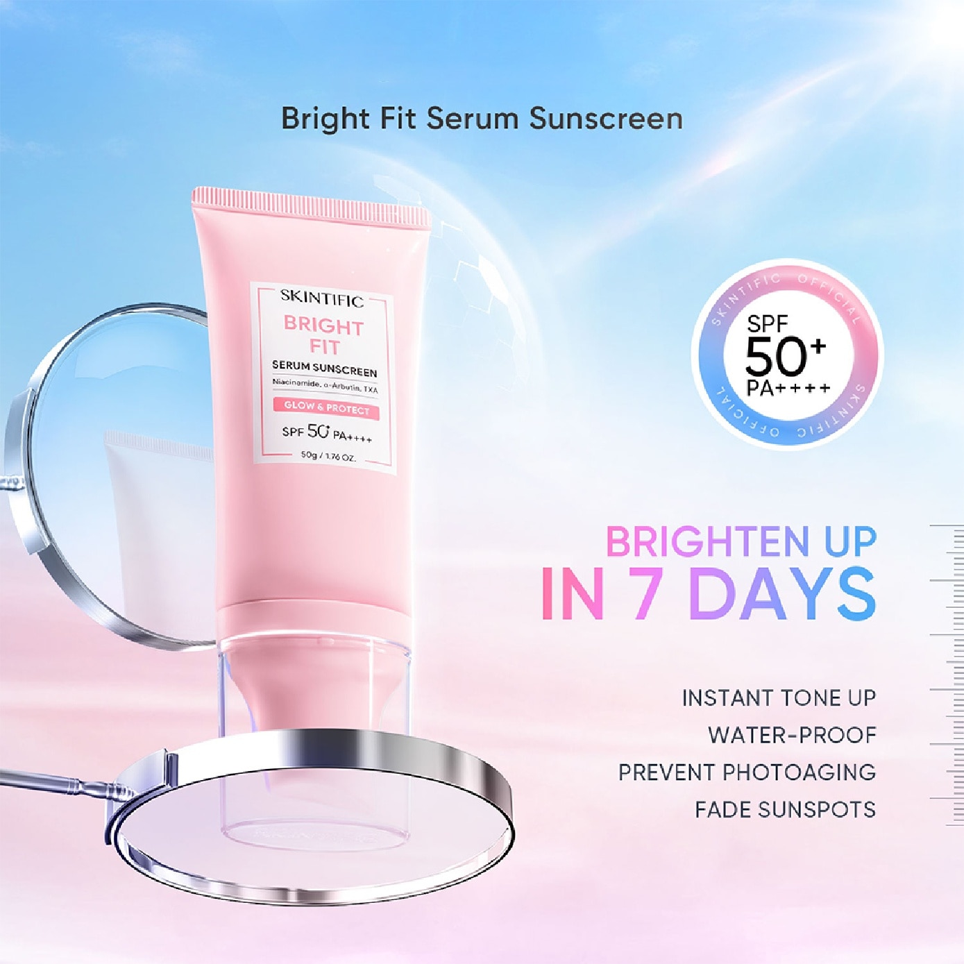 2 In 1 Bright Fit Serum Sunscreen 50g image