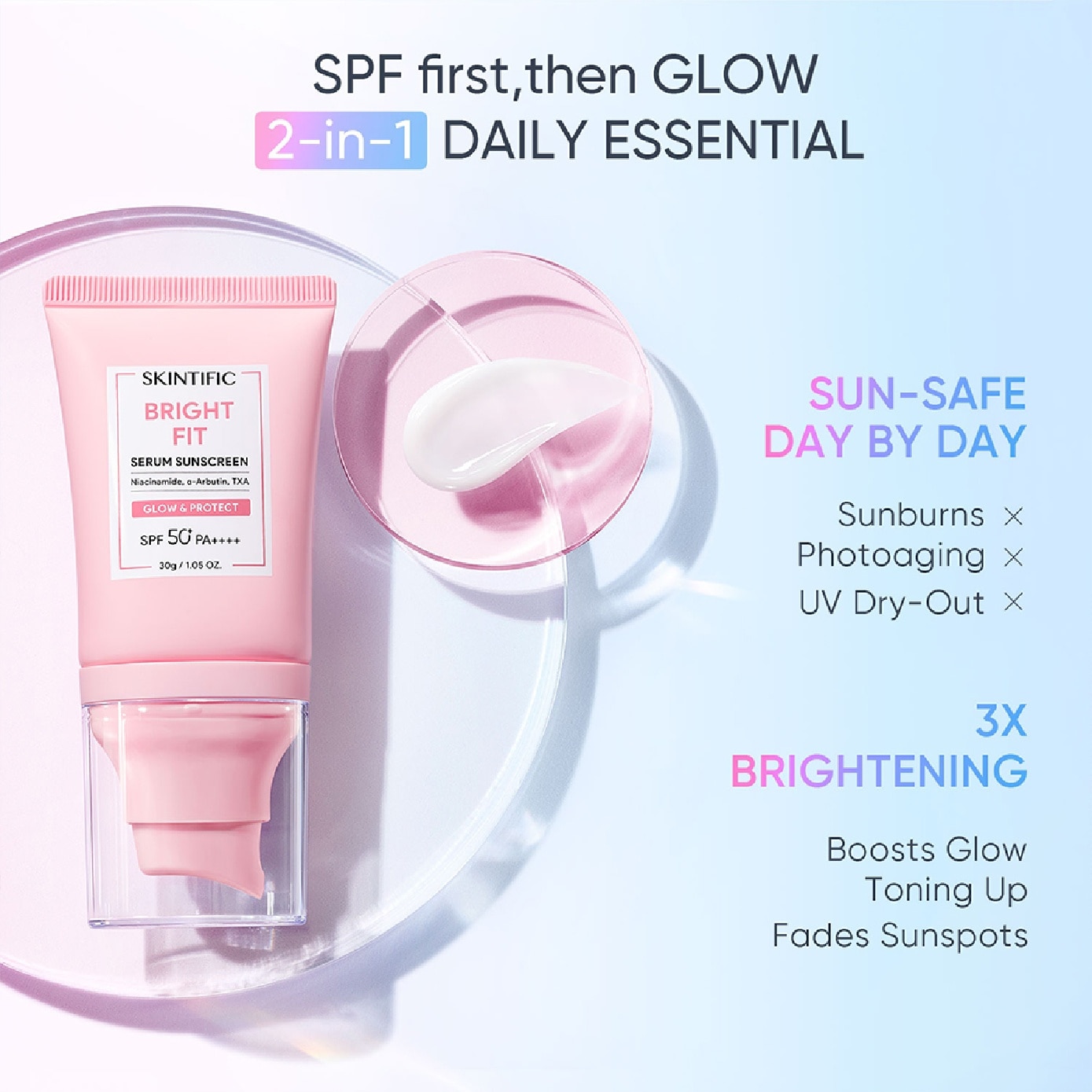 2 In 1 Bright Fit Serum Sunscreen 50g image