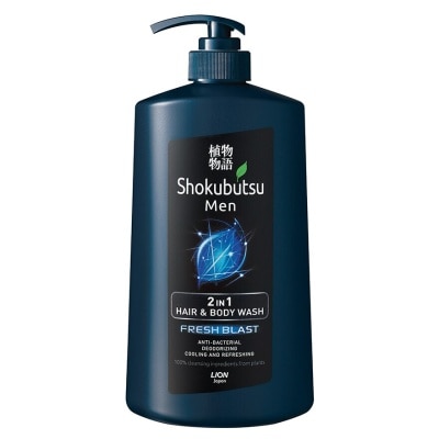 SHOKUBUTSU Shokubutsu Fresh Blast Men 2-in-1 Hair & Body Wash 850ml