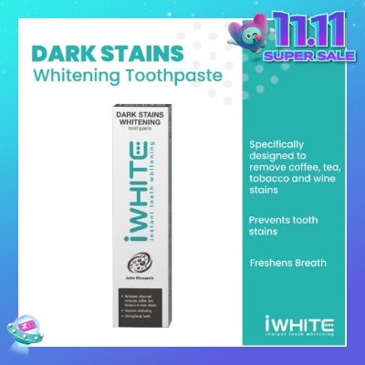 IWHITE Instant Dark Stains whitening toothpaste 75ml