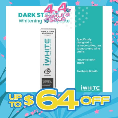 IWHITE - Instant Dark Stains whitening toothpaste 75ml