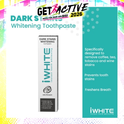 IWHITE - Instant Dark Stains whitening toothpaste 75ml image