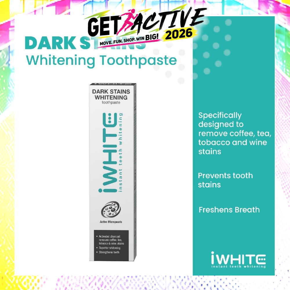 Instant Dark Stains whitening toothpaste 75ml image