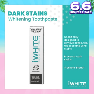 IWHITE Instant Dark Stains whitening toothpaste 75ml