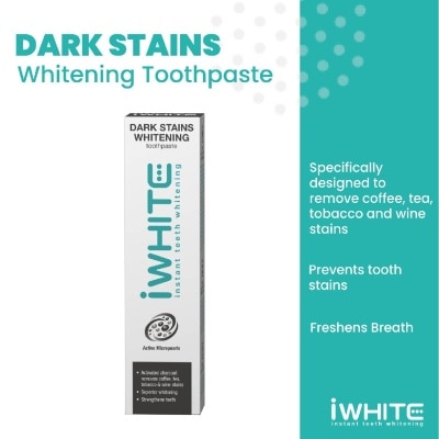 IWHITE Instant Dark Stains whitening toothpaste 75ml