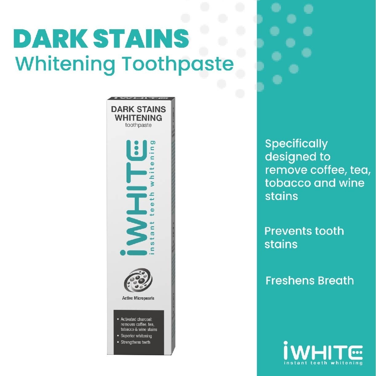 Instant Dark Stains whitening toothpaste 75ml