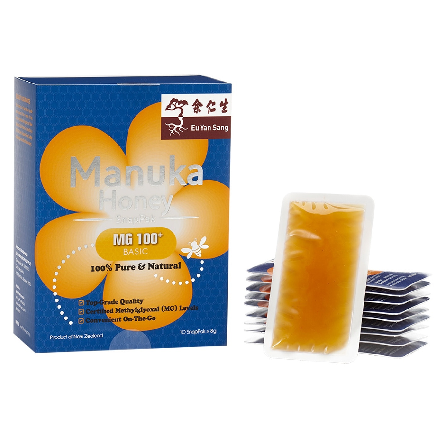 Manuka Honey SnapPak MG 100+ Basic 8g x 10s image