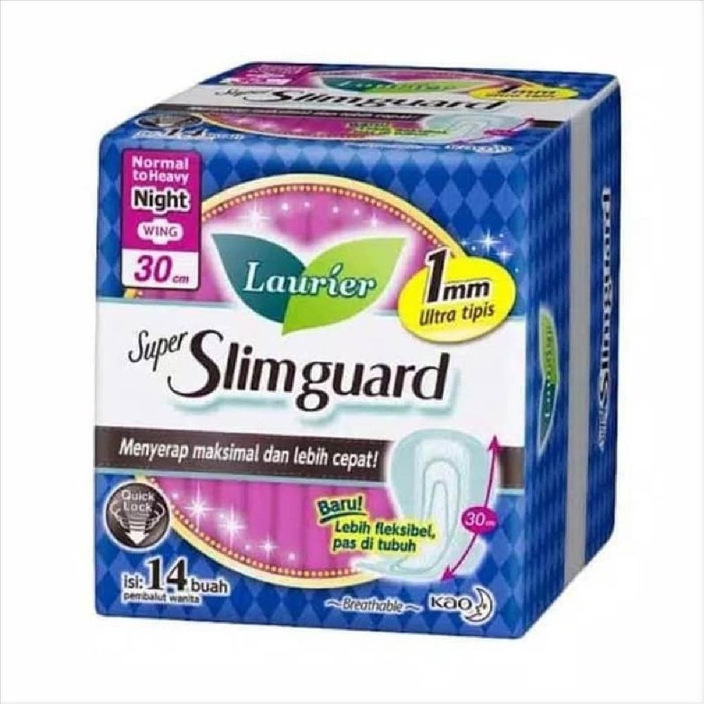 Super Slimguard Day Wing Sanitary Pad 30cm Twin Packset 14s x 2 Pack