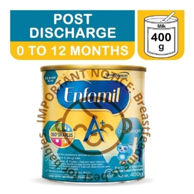 ENFAMIL A+ A+ Post-Discharge Special Infant Formula Stage 1 (For 0 - 12 months) 400g