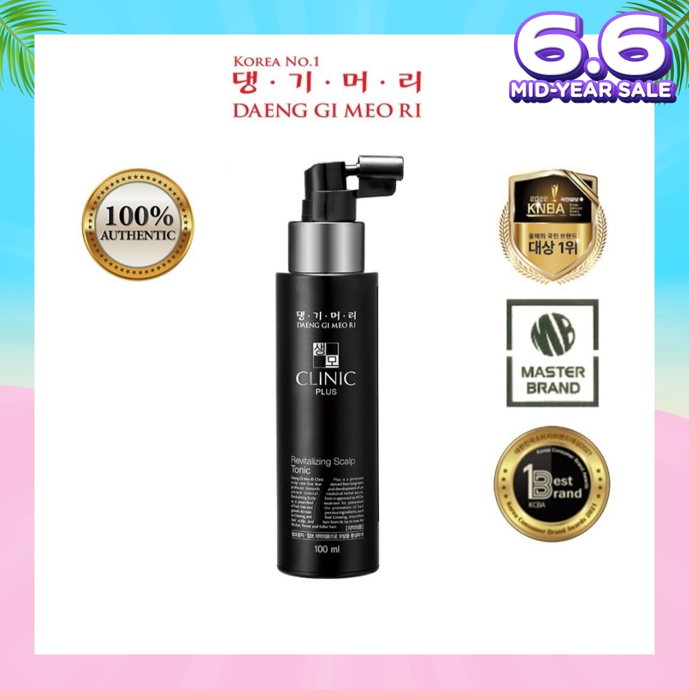 Clinic Plus Revitalizing Scalp Tonic (Anti-Hairloss + Anti-Dandruff + Grey Hair Prevention) 100ml