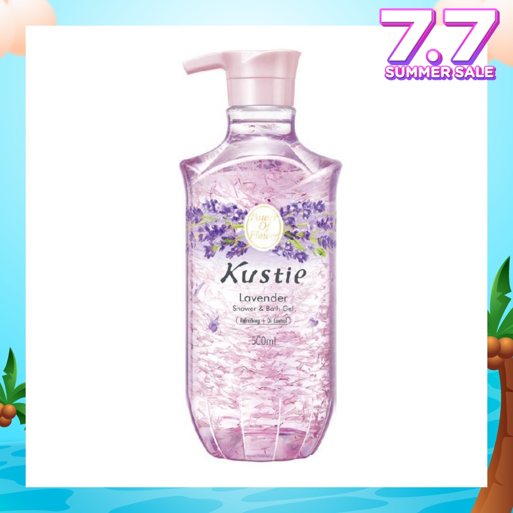 Lavender Shower & Bath Gel w/Pump (Relieve Anxiety and Promote Sleep) 500ml
