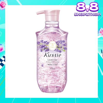 KUSTIE Lavender Shower & Bath Gel w/Pump (Relieve Anxiety and Promote Sleep) 500ml