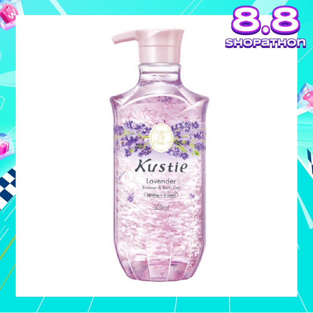 Lavender Shower & Bath Gel w/Pump (Relieve Anxiety and Promote Sleep) 500ml