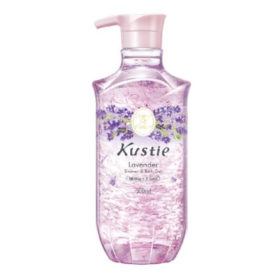 KUSTIE Lavender Shower & Bath Gel w/Pump (Relieve Anxiety and Promote Sleep) 500ml