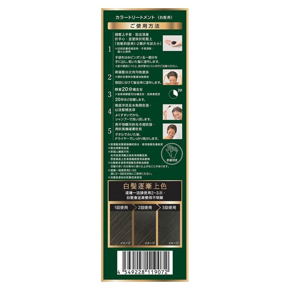 Color Treatment Natural Black (Gray Coverage Hair Mask) 180g