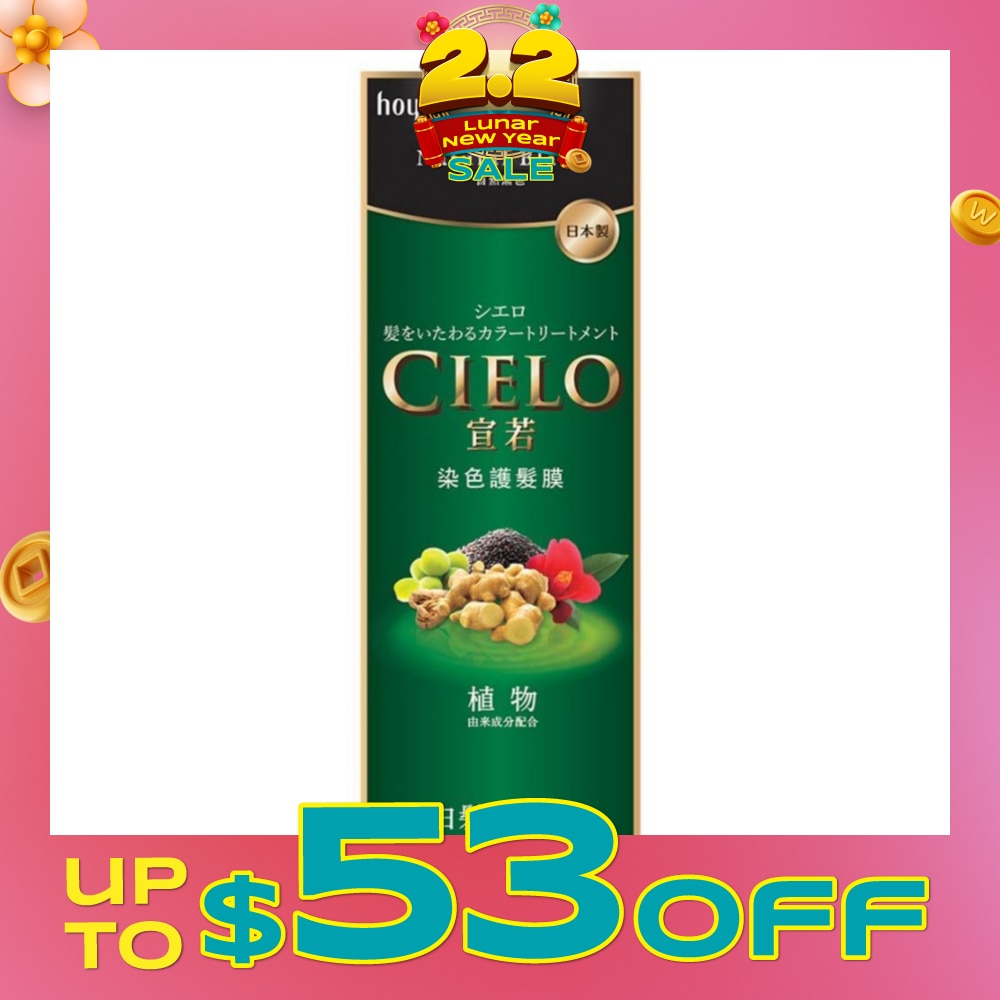 Color Treatment Natural Black (Gray Coverage Hair Mask) 180g