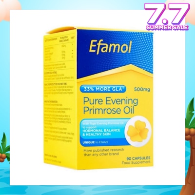 EFAMOL Pure Evening Primrose Oil 500mg 90 Capsules