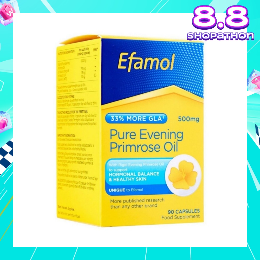 Pure Evening Primrose Oil 500mg 90 Capsules